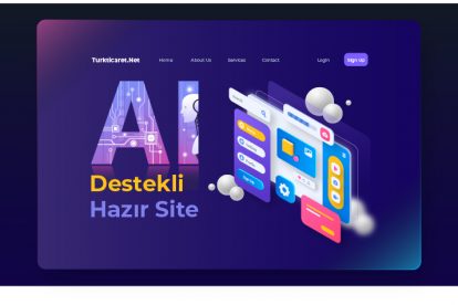 Yapay Zeka Destekli Hazır Site