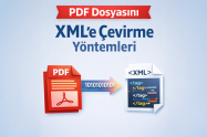 PDF Dosyasını XML'e Çevirme